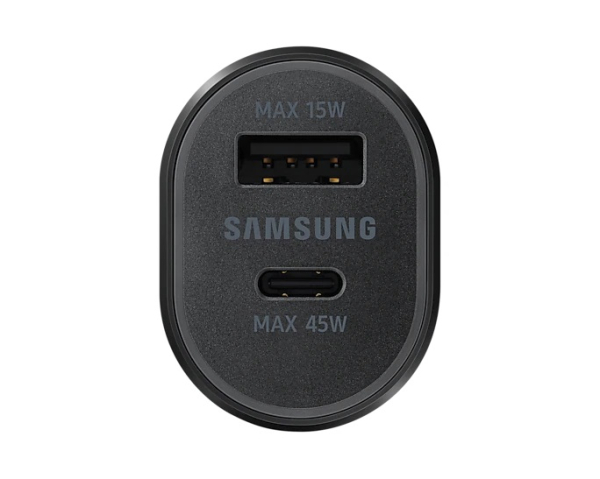 Купить  Samsung Dual Ports Car Charger 15W with Type-C 45W Port  Black (EP-L5300XBEGWW)-4.jpg